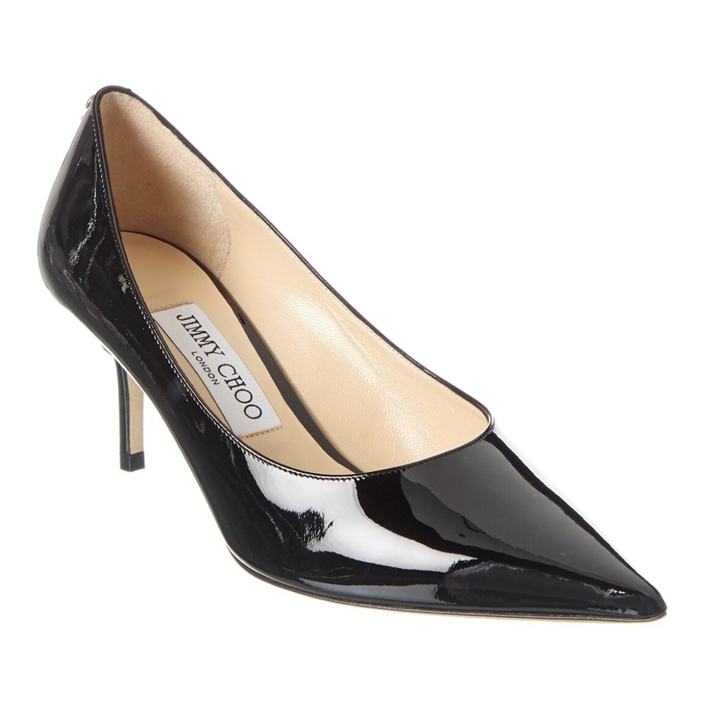 Jimmy Choo Glossy Black Pumps Heels